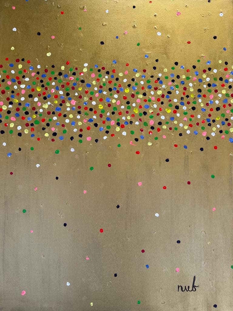 Hundreds and Thousands — large-scale confetti abstract
