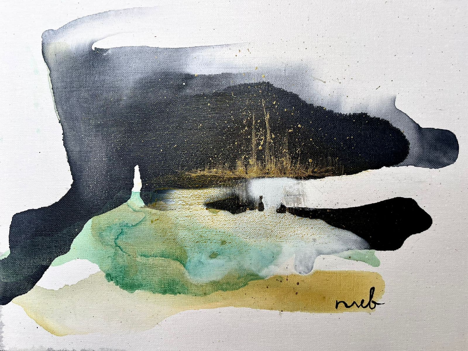 Cape of Storms — mixed media seascape by Nicola von Bratt